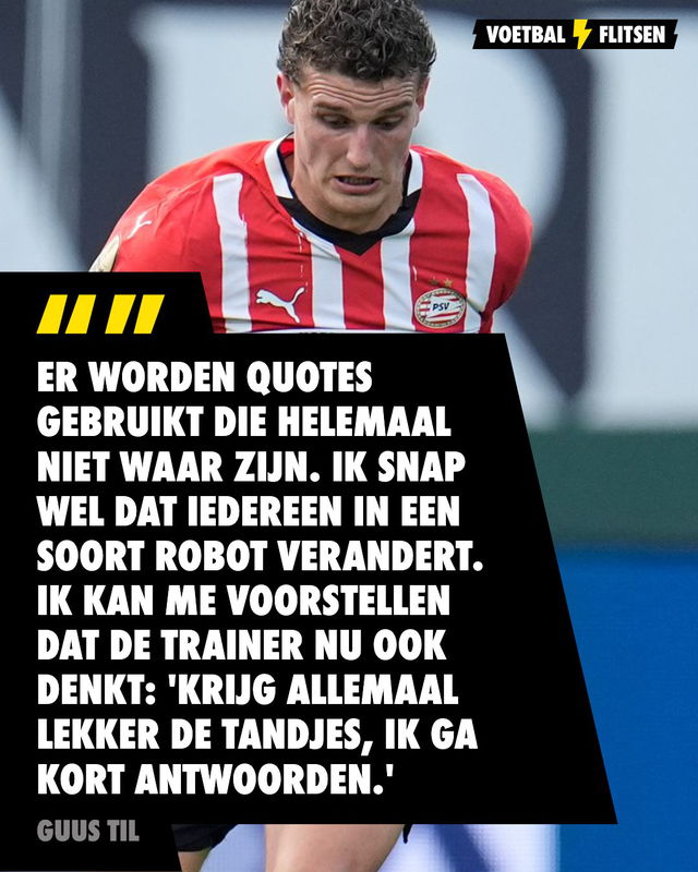 Guus Til begrijpt Peter Bosz: "Krijg de tandjes"