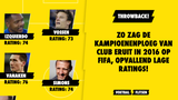 THROWBACK: zo zag de kampioenenploeg van Club eruit in 2016 op FIFA, opvallend lage ratings!