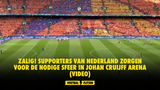 Zalig! Supporters van Nederland zorgen voor aangename sfeer in Johan Cruijff Arena (VIDEO)