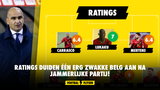 Ratings duiden één erg zwakke Belg aan na jammerlijke partij!