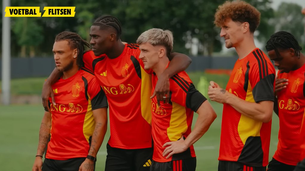 Rode Duivels op training