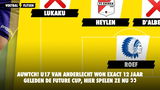 AUWTCH! U17 van Anderlecht won exact 12 jaar geleden de Future Cup, hier spelen ze nu