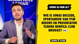 Wie is Jonas Decleer, sportanker van VTM Nieuws en presentator tijdens Benfica-Club Brugge?