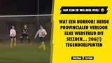 Wat een horror! Derde Provincialer verloor ELKE wedstrijd dit seizoen... 206(!) tegendoelpunten