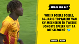 Wie is Soelle Soelle, 16-jarig toptalent van KV Mechelen én tweede jongste speler uit 1A dit seizoen?