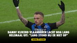 DAMN! Kijkend Vlaanderen lacht Noa Lang helemaal uit: "Lang stond hij er niet op"
