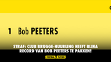 Straf: Club Brugge-huurling heeft bijna record van Bob Peeters te pakken!