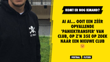AI AI... Ooit een zéér opvallende 'paniektransfer' van Club, op z'n 35e op zoek naar een nieuwe club