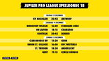 Pro League speeldag 18: Analyse en tips