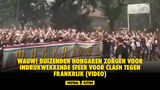 WAUW! Duizenden Hongaren zorgen voor indrukwekkende sfeer voor clash tegen Frankrijk (VIDEO)