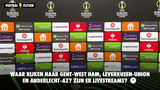 Waar kijken naar Gent-West Ham, Leverkusen-Union en Anderlecht-AZ? Zijn er livestreams?