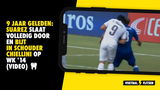 Exact 9 jaar geleden: Suarez slaat VOLLEDIG door en bijt in schouder Chiellini op WK '14 (VIDEO)