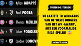 De laatste 10 winnaars van de 'beste jongere van het WK-award', mét een voormalige RSCA-speler!