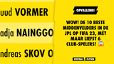 WOW! De 10 beste middenvelders in de JPL op FIFA 23, mét maar liefst 6 Club-spelers!