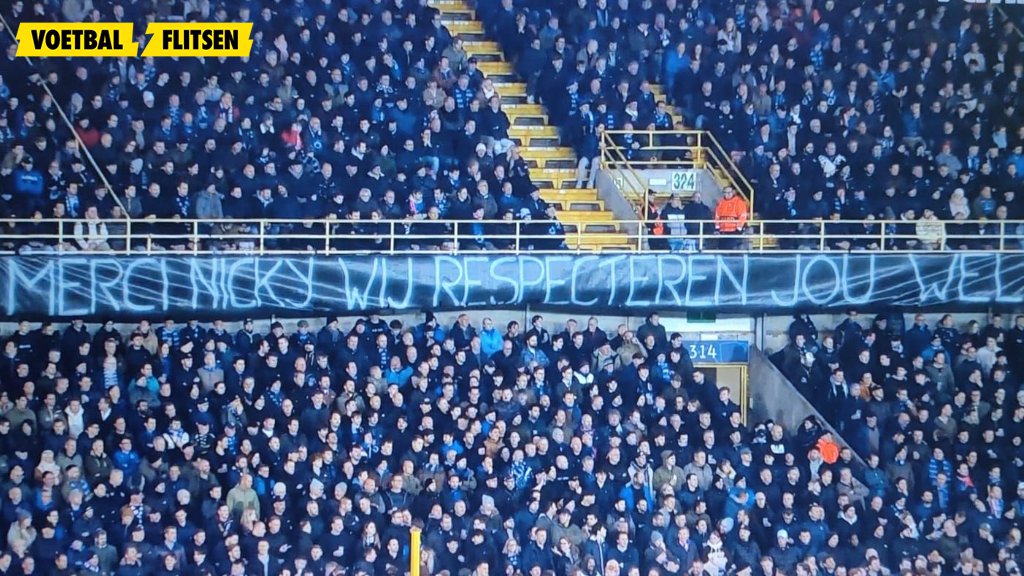 Spandoek Club Brugge fans