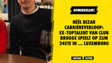 Héél bizar carrièreverloop: ex-toptalent van Club Brugge speelt op zijn 24ste in ... Luxemburg