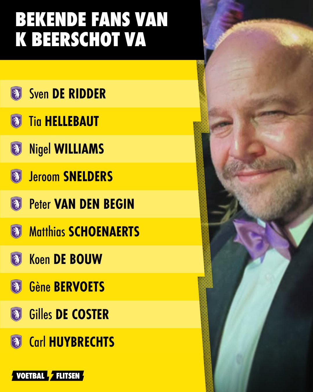 Deze 10 BV's supporteren voor Beerschot
