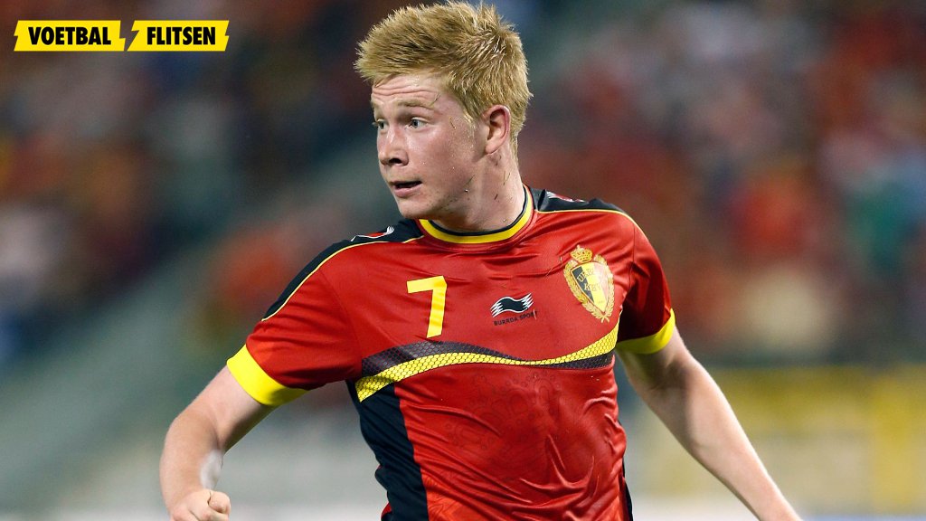 Een jonge Kevin De Bruyne bij de Rode Duivels