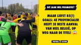 Maar liefst 85(!) goals: 4e Provincialer heeft 3e beste aanval van HEEL België, op weg naar de titel!