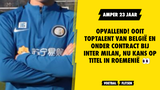 OPVALLEND! Ooit toptalent van België en onder contract bij Inter Milan, nu kans op titel in Roemenië