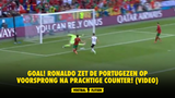 GOAL! Ronaldo zet de Portugezen op voorsprong na prachtige counter! (VIDEO)