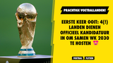 Eerste keer ooit: 4(!) landen dienen officieel kandidatuur in om SAMEN WK 2030 te hosten