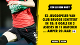 Ex-jeugdspeler van Club Brugge schittert in 1B: 8 goals en 3 assists in 11 matchen ... amper 20 jaar