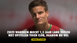 Zulte Waregem mocht 1,5 jaar lang Jelle Vossen niet opstellen tegen Club, daarom nu wel