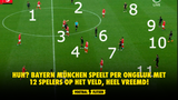 HUH? Bayern München speelt per ongeluk met 12 spelers op het veld, heel vreemd!