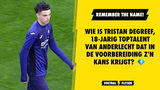 Wie is Tristan Degreef, 18-jarig toptalent van Anderlecht dat in de voorbereiding z'n kans krijgt?