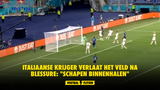 Italiaanse krijger verlaat het veld na blessure: "schapen binnenhalen"