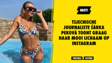 HEET! Tsjechische journaliste Šárka Peková toont graag haar MOOI lichaam op Instagram