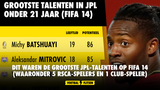 Dit waren de grootste JPL-talenten op FIFA 14 (waaronder 5 RSCA-spelers en 1 Club-speler)