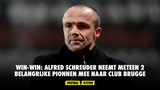 WIN-WIN: Alfred Schreuder neemt meteen 2 belangrijke pionnen mee naar Club Brugge