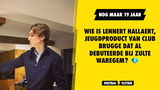 Wie is Lennert Hallaert, jeugdproduct van Club Brugge dat al debuteerde bij Zulte Waregem?
