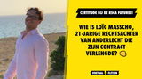 Wie is Loïc Masscho, 21-jarige rechtsachter van Anderlecht die zijn contract verlengde?