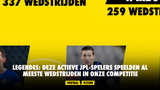 Legendes: deze actieve JPL-spelers speelden al meeste wedstrijden in onze competitie
