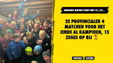Ondanks matige start met 21/33... 2e Provincialer 4 matchen voor het einde al kampioen, 15 zeges op rij