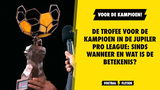 De trofee voor de kampioen in de Jupiler Pro League: sinds wanneer en wat is de betekenis?