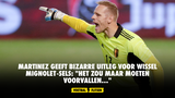 Martinez geeft bizarre uitleg voor wissel Mignolet-Sels: "Het zou maar moeten voorvallen..."