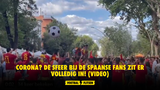 Corona? De sfeer bij de Spaanse fans zit er volledig in! (VIDEO)