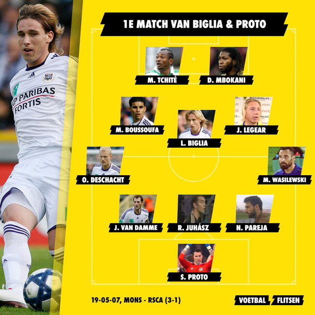 Throwback Anderlecht met Biglia en Proto