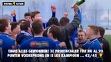 Thuis ALLES gewonnen! 3e Provincialer telt nu al 20 punten voorsprong en is los kampioen ... 43/45