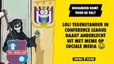 LOL! Tegenstander in Conference League daagt Anderlecht uit met meme op sociale media
