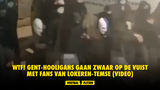 WTF! Gent-hooligans gaan zwaar op de vuist met fans van Lokeren-Temse (VIDEO)