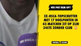 Ex-RSCA-topschutter met 17 doelpunten in 43 matchen zit op zijn 34ste ZONDER club
