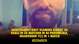 Goaltjesdief! Oost-Vlaming scoort 30 goals in 24 matchen in 4e Provinciale, waaronder 7(!) in 1 match