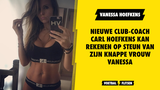 Nieuwe Club-coach Carl Hoefkens kan rekenen op steun van zijn knappe vrouw Vanessa