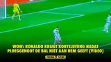 Wow: Ronaldo krijgt kortsluiting nadat ploeggenoot de bal niet aan hem geeft (VIDEO)
