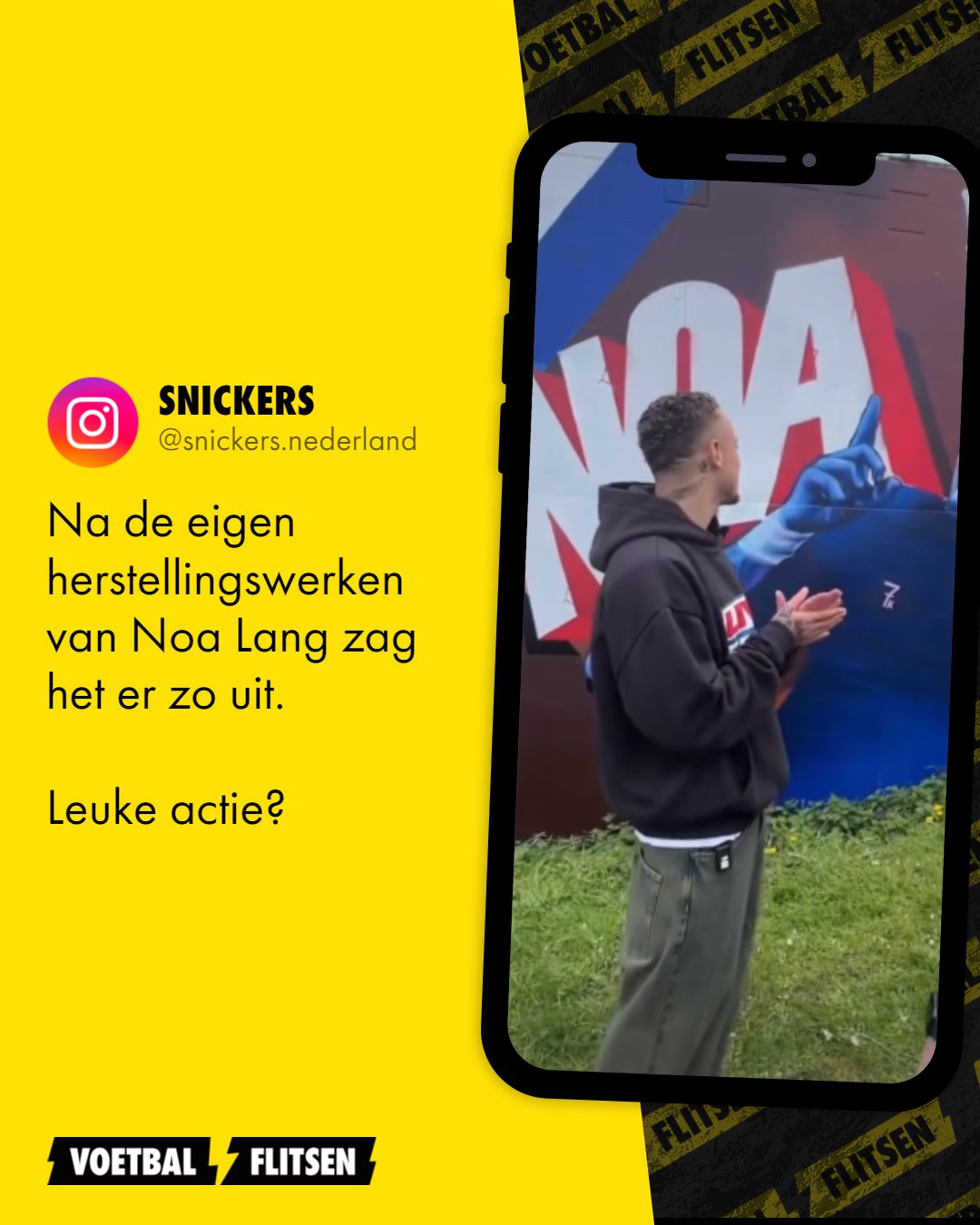 Foutje in muurschildering van Noa Lang deel 3